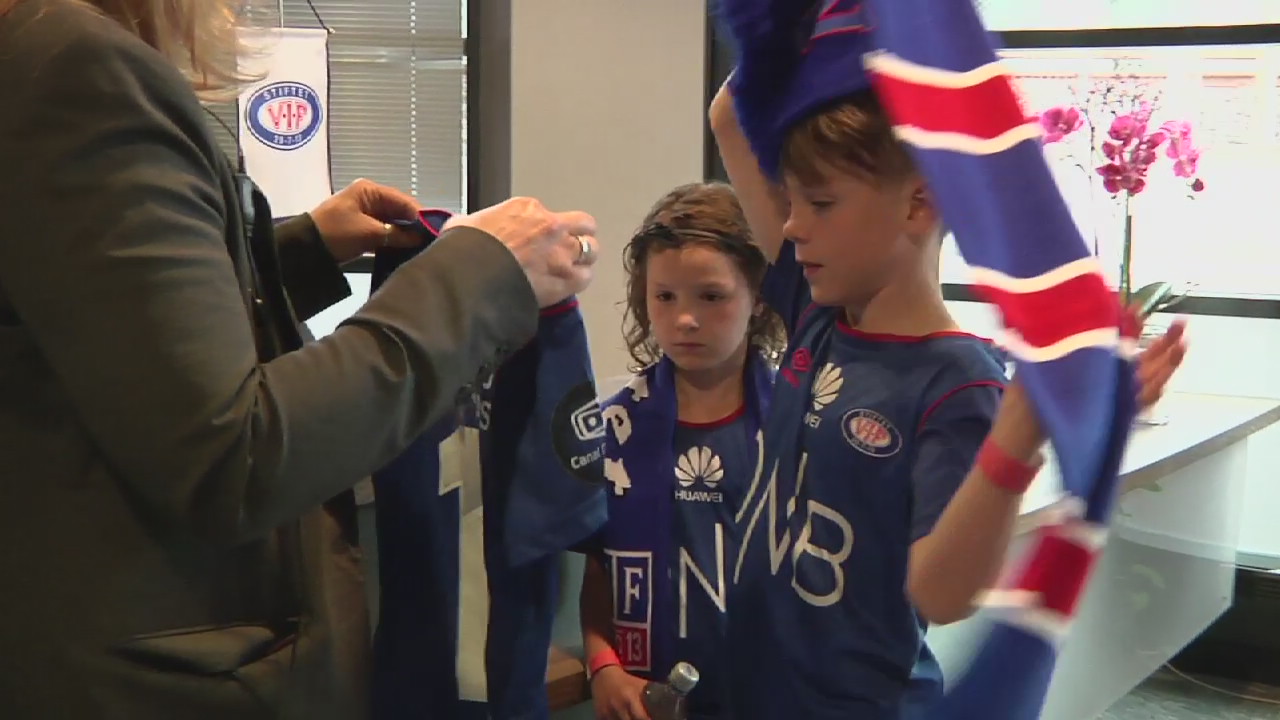 Victor (9 år) fikk drømmedag av DNB